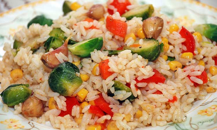 Блюдо из пропаренного риса