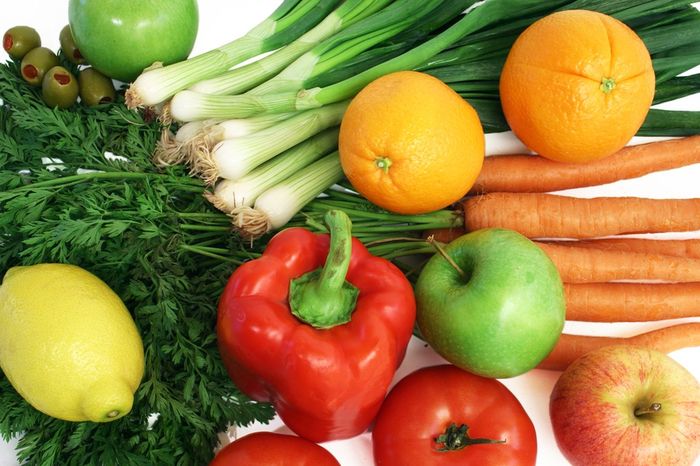 овощи и фрукты для правильного питания