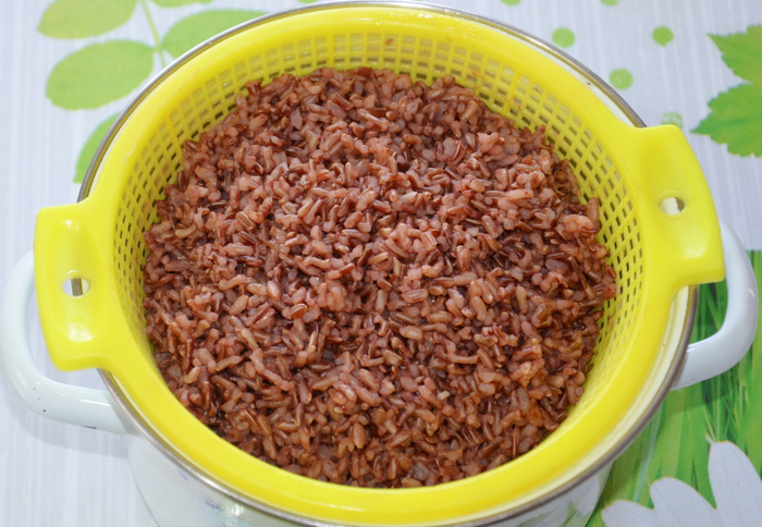 Приготовление красного риса
