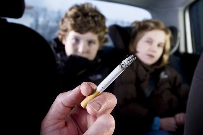 курение при детях