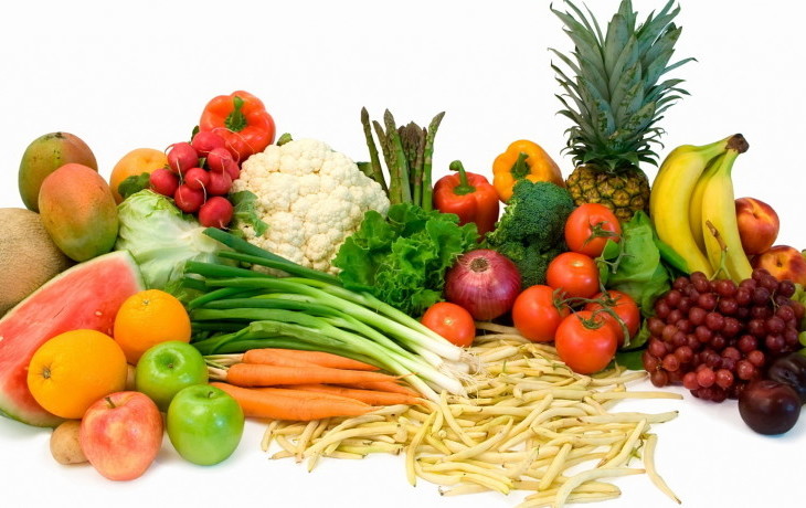 полезные овощи и фрукты