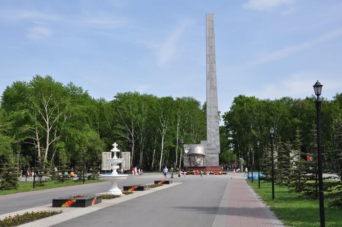 Сквер победы в Челябинске