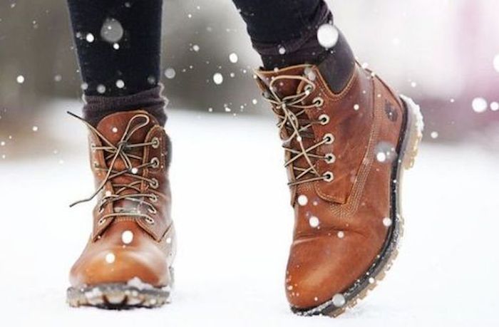 защита обуви зимой