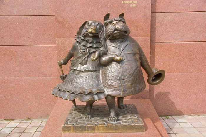 Памятник «Собачкина столица» в Краснодаре