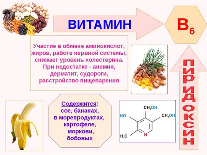 особенности витамина б6 и его источники