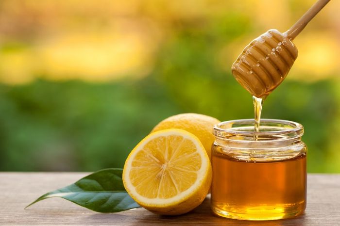 Лимон и мёд для лица