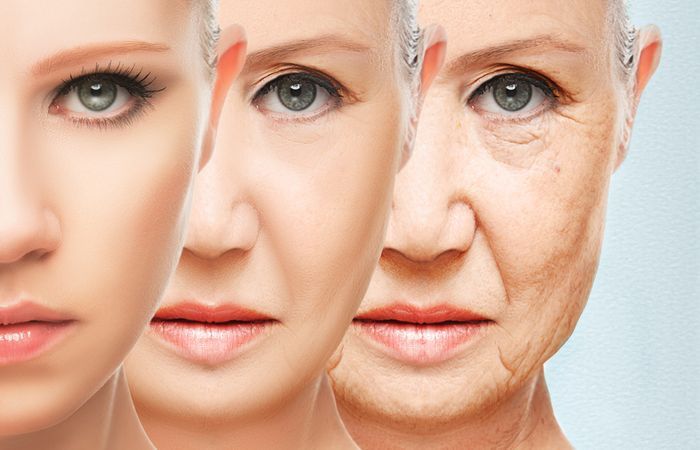 старение кожи на лице