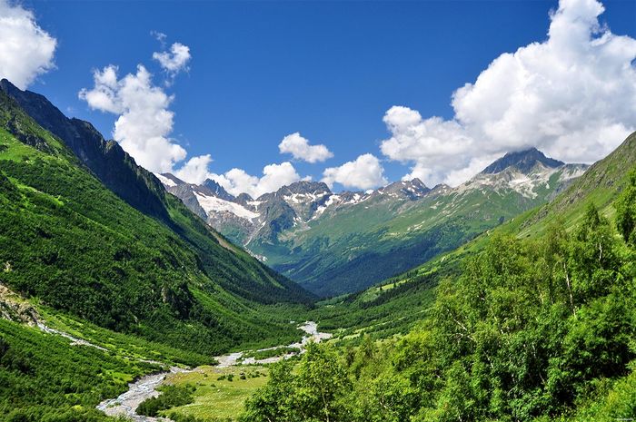 горы на Кавказе