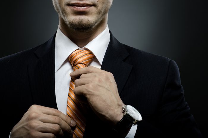 Оранжевый галстук