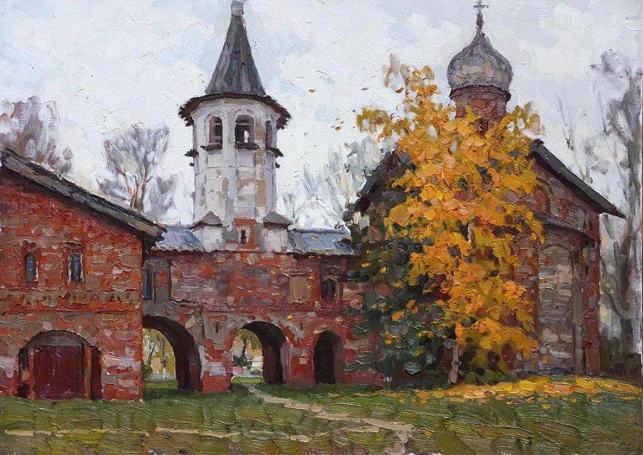 А. Дареев «Осень в Новгороде»